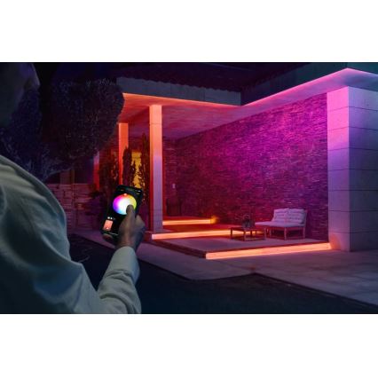 Philips -LED RGBW himmennettävä ulkokäyttöinen LED-valonauha Hue FLUX 10m LED/30W/230V 2200-6500K IP67