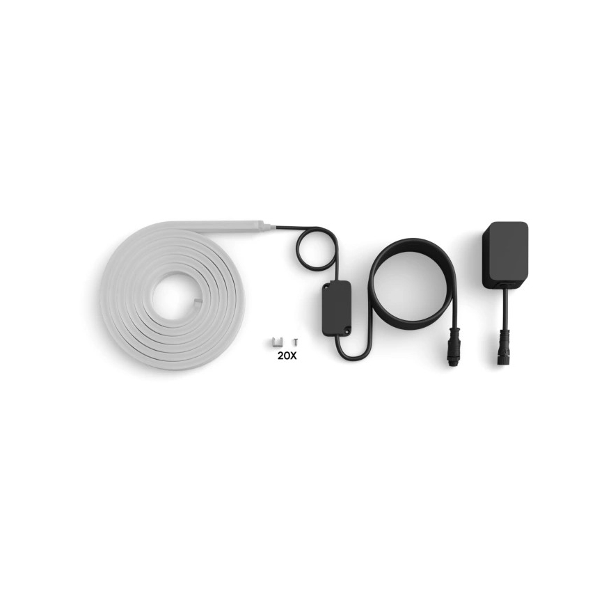 Philips - Hue NEON 5m RGBW himmennettävä ulkokäyttöinen LED-nauha LED/30W/230V 2200-6500K IP67 + liiketunnistin
