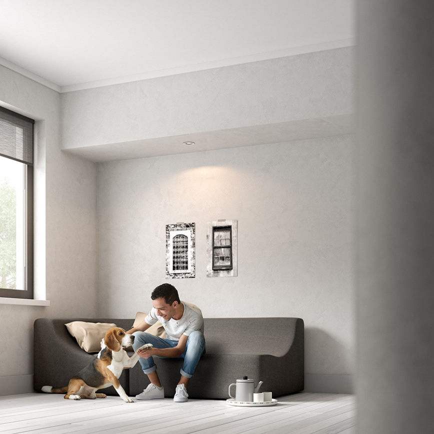 Philips - LED RGBW himmennettävä upotettava alasvalo DONEGAL 1xGU10/4,8W/230V + kaukosäädin