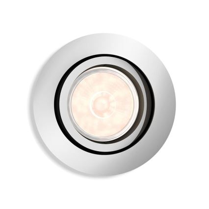 Philips - LED RGBW himmennettävä upotettava alasvalo DONEGAL 1xGU10/4,8W/230V + kaukosäädin