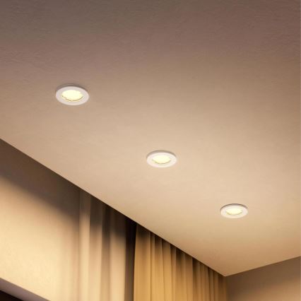 Philips - LED RGBW himmennettävä alakattoon upotettava valaisin PERIDOT 1xGU10/6,5W/230V 2700-6500K valkoinen