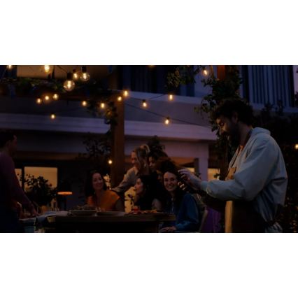 Philips - LED RGBW Jatkettava himmennettävä ulkovaloketju Hue FESTAVIA 30xLED 21m IP65