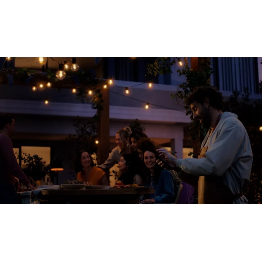 Philips - LED RGBW Jatkettava himmennettävä ulkovaloketju Hue FESTAVIA 30xLED 21m IP65