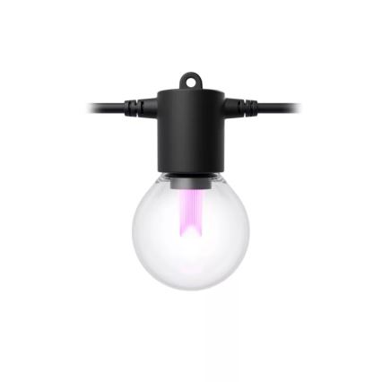 Philips - LED RGBW Jatkettava himmennettävä ulkovaloketju Hue FESTAVIA 30xLED 21m IP65