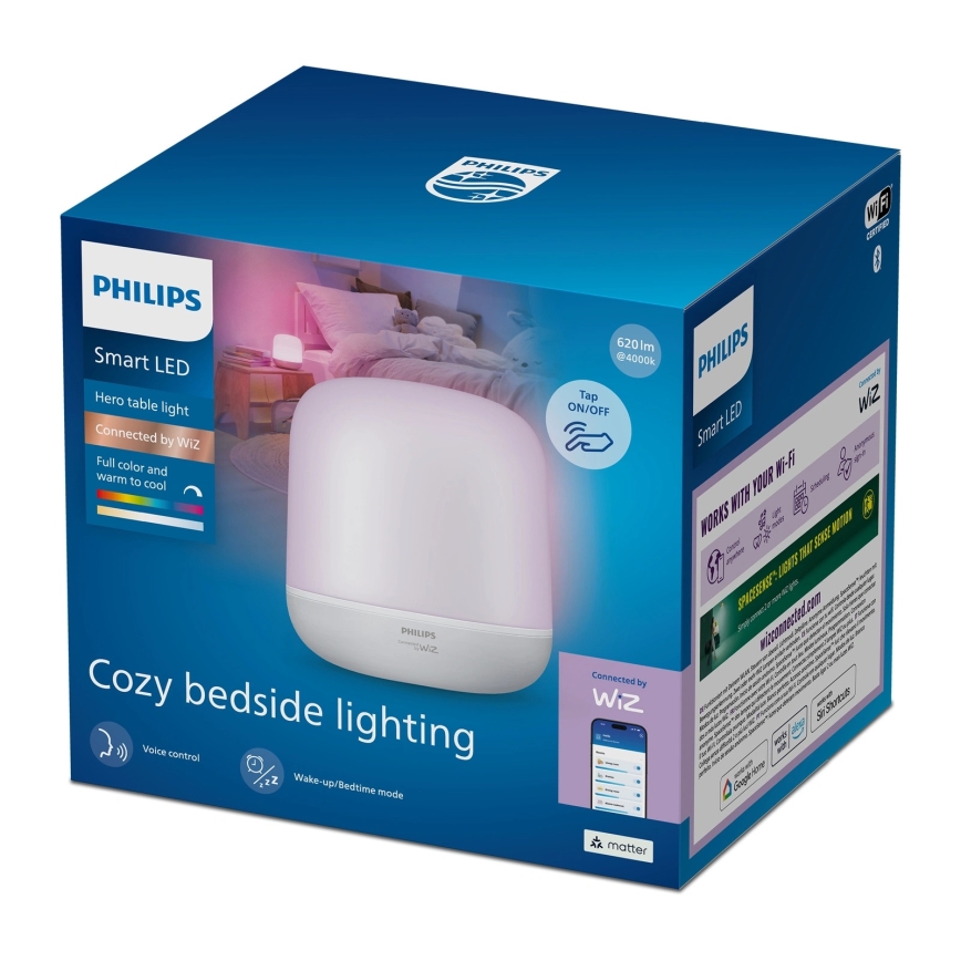 Philips - LED RGBW himmennettävä kosketusohjattu pöytälamppu SMART LED/8,5W/230V 2200-6500K Wi-Fi