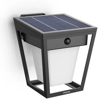 Philips - LED-seinäaurinkovalaisin anturilla NISSA LED/1,8W/3,7V 3000K IP44