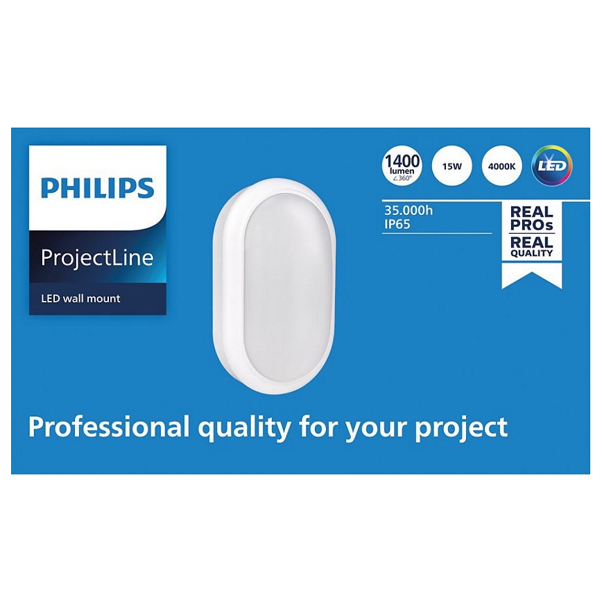 Philips - LED Seinävalo PROJECTLINE LED/15W/230V IP65