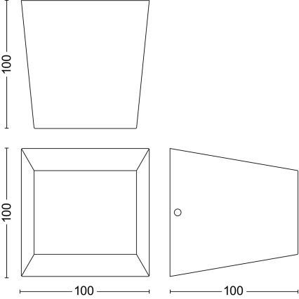 Philips - LED-ulkoseinävalaisin ALIX LED/4,3W/230V 2700K IP44