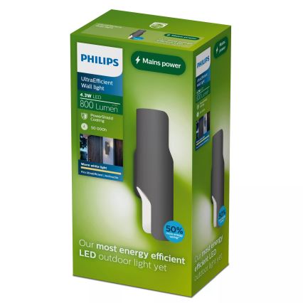 Philips - LED ulkoseinävalaisin FIRA LED/4,3W/230V 2700K IP44