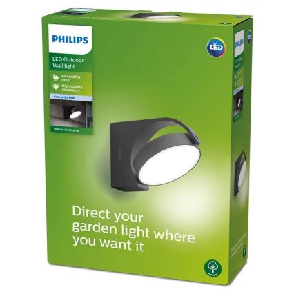 Philips - LED-ulkoseinävalaisin LED/7W/230V 4000K IP44