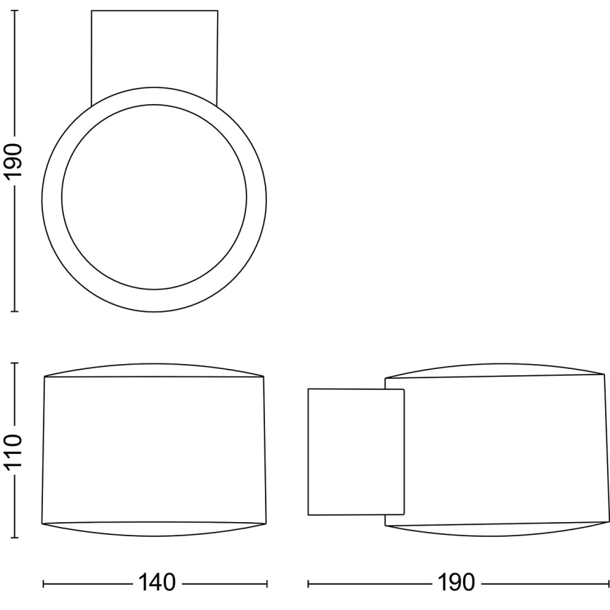 Philips - LED-ulkoseinävalaisin OTIS LED/4,3W/230V 2700K IP44