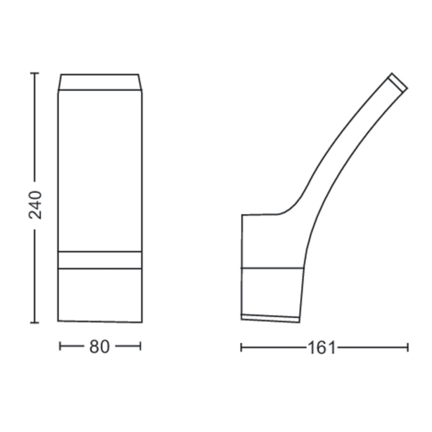 Philips - LED-ulkoseinävalaisin LED/12W/230V 4000K IP44