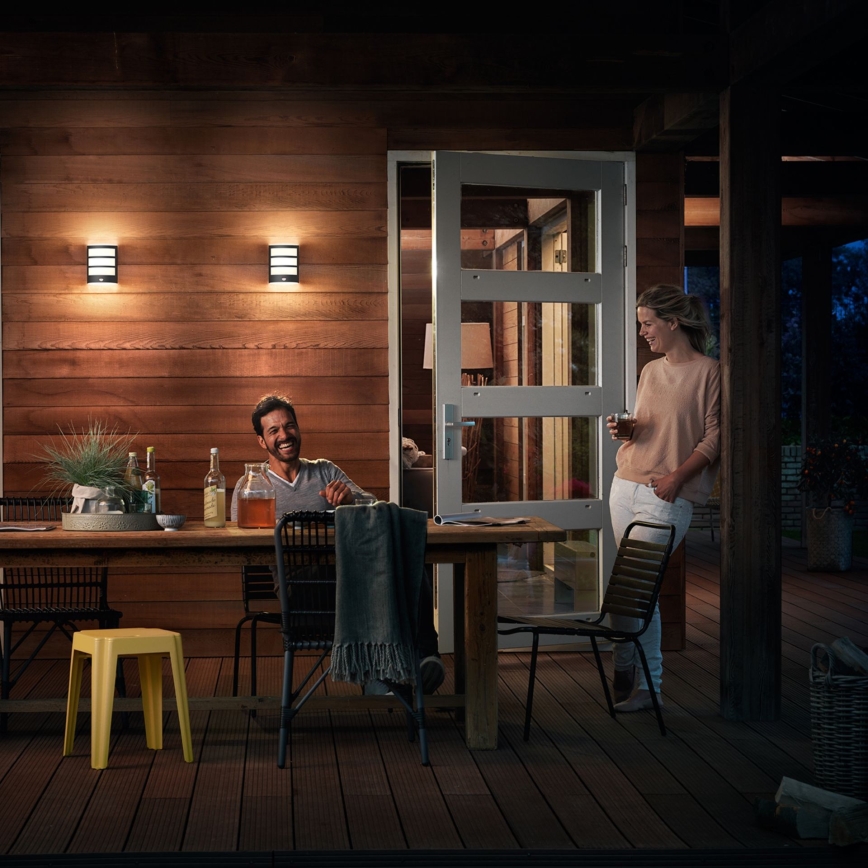 Philips - LED-ulkoseinävalo anturilla LED/6W/230V 4000K IP44