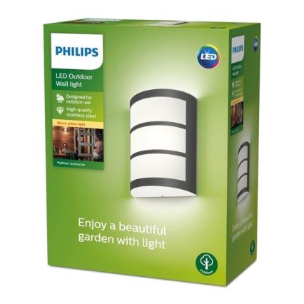Philips - LED-ulkoseinävalo LED/6W/230V 2700K IP44