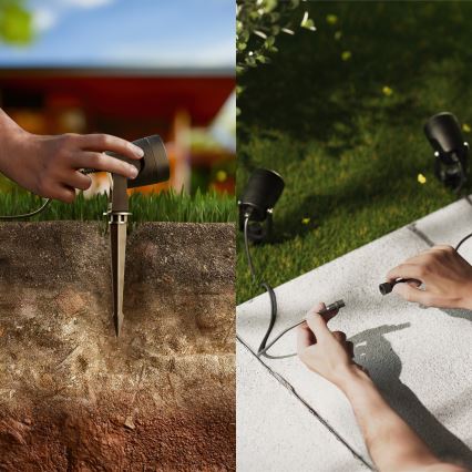 Philips - LED-ulkovalaisin GARDENLINK REUEL LED/1,5W/24V 2700K IP44