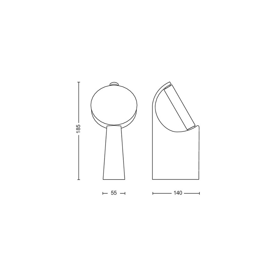 Philips - LED-ulkovalaisin LED/7W/230V 4000K IP44