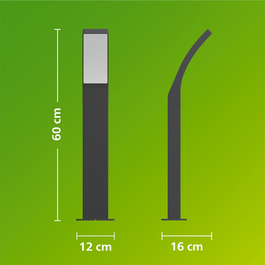 Philips - LED ulkovalaisin SPLAY LED/4,3W/230V 2700K 60 cm IP44