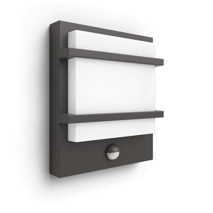 Philips - LED Ulkovalo anturilla PETRONIA LED/3,8W/230V IP44