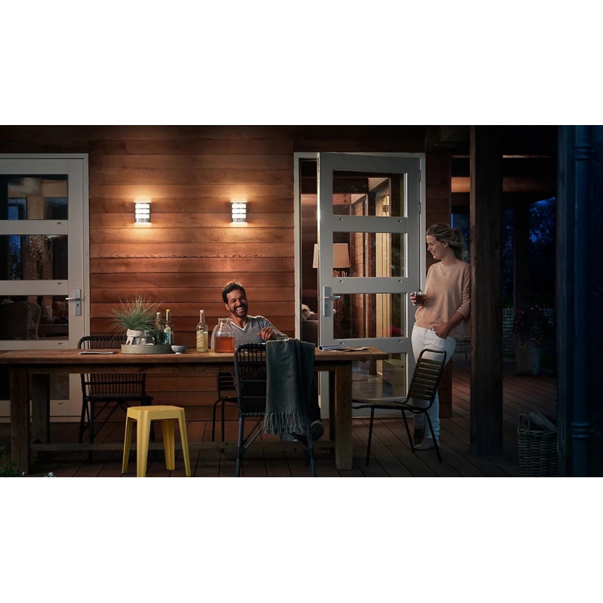 Philips - LED Ulkovalo anturilla PYTHON LED/3,8W/230V IP44