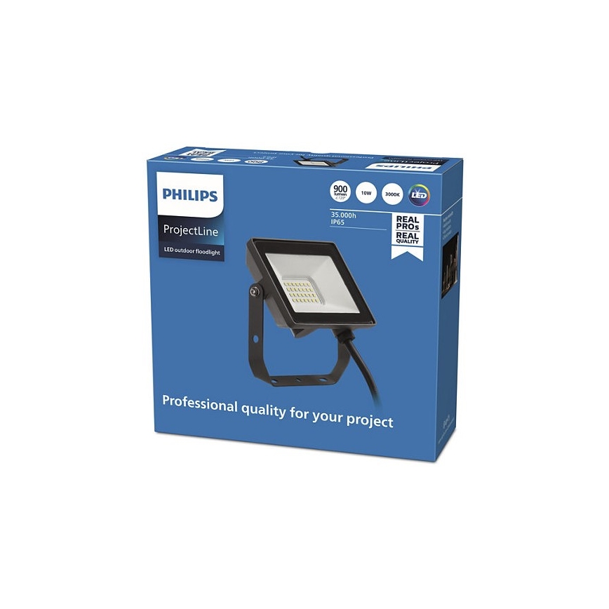 Philips - LED-ulkovalonheitin PROJECTLINE LED/10W/230V IP65 3000K