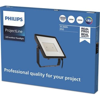 Philips – LED-ulkovalonheitin PROJECTLINE LED/200W/230V IP65 3000K