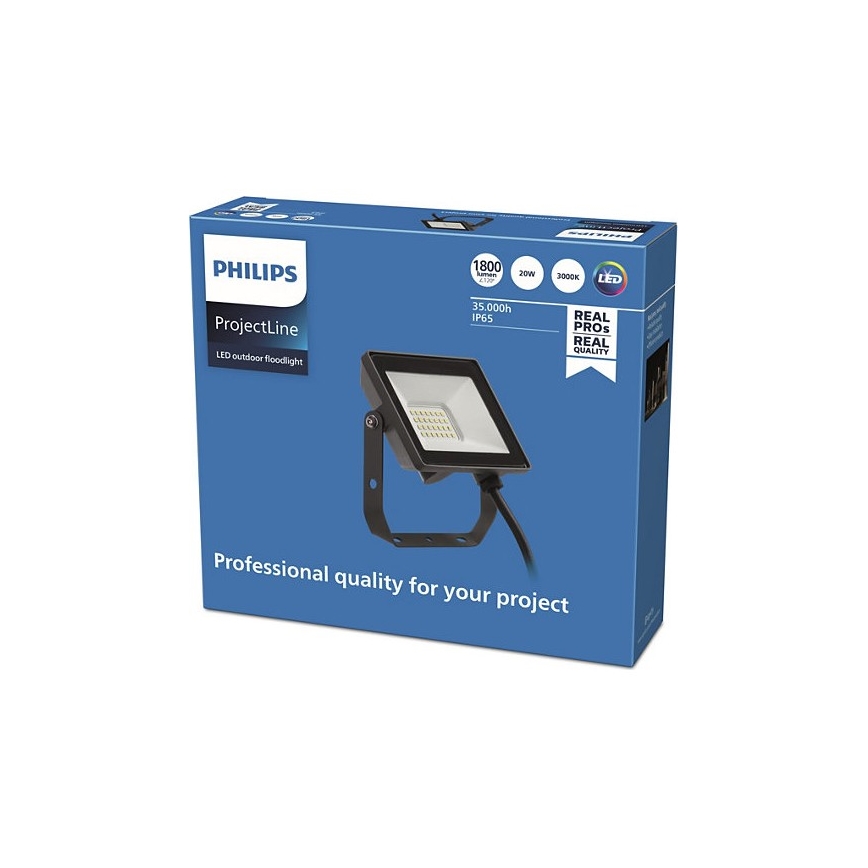 Philips - LED-ulkovalonheitin PROJECTLINE LED/20W/230V IP65 3000K