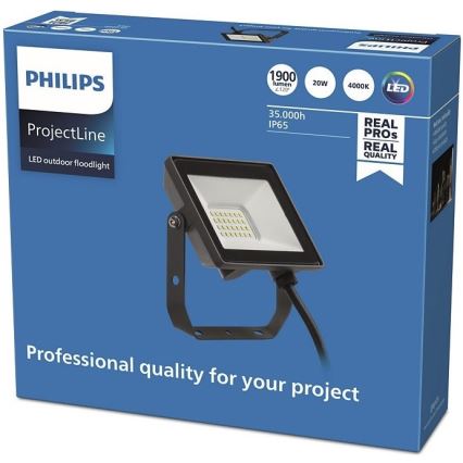 Philips - LED-ulkovalonheitin PROJECTLINE LED/20W/230V IP65 4000K