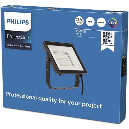 Philips - LED-ulkovalonheitin PROJECTLINE LED/50W/230V IP65 4000K