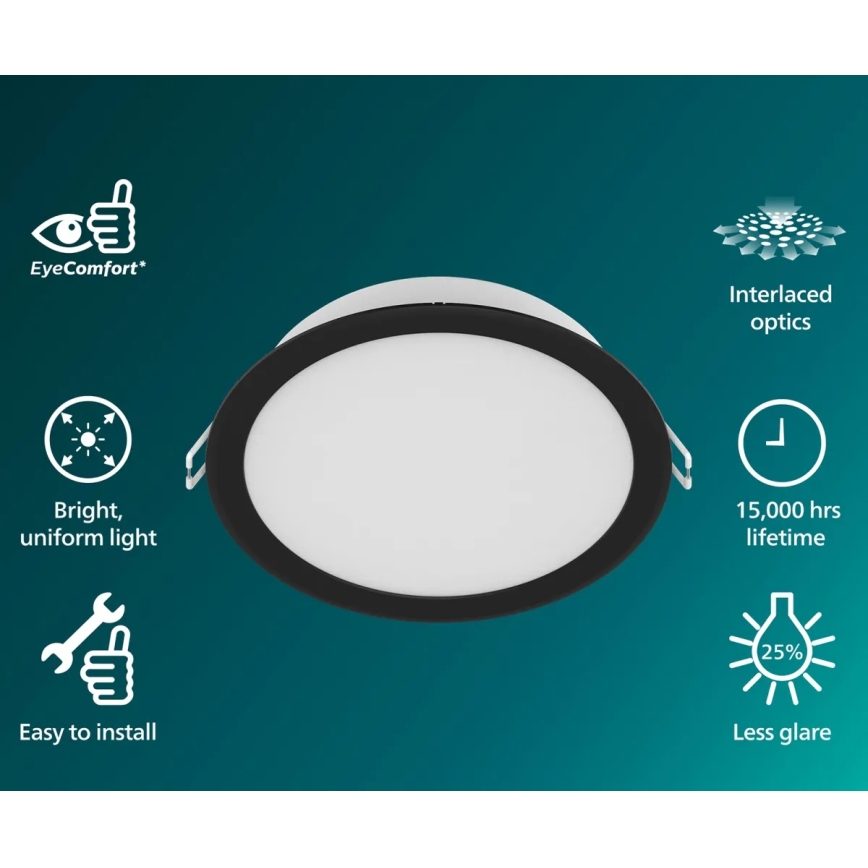 Philips - LED upotettava alasvalo MESON LED/5,5W/230V 4000K
