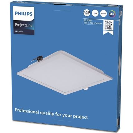 Philips - LED upotettava valo PROJECTLINE LED/15W/230V 29,5x29,5 cm