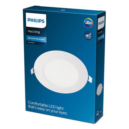 Philips - LED upotettava valo SLIM LED/9W/230V 3000K