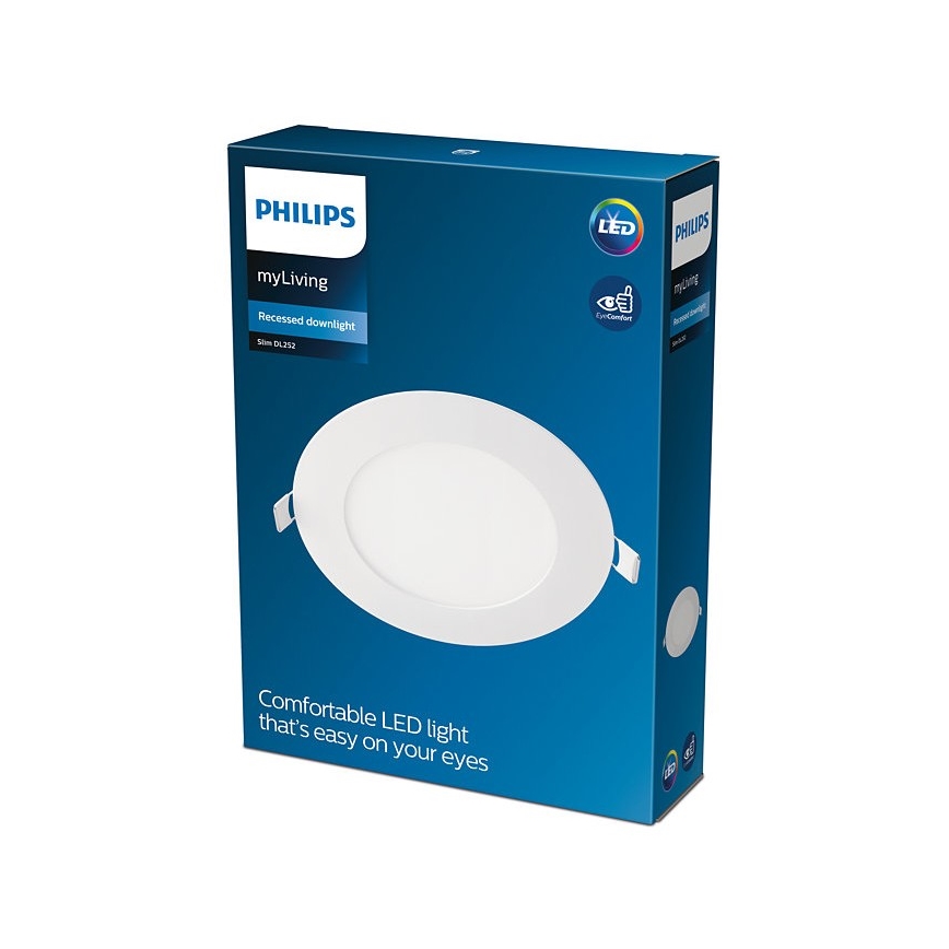 Philips - LED upotettava valo SLIM LED/9W/230V 3000K