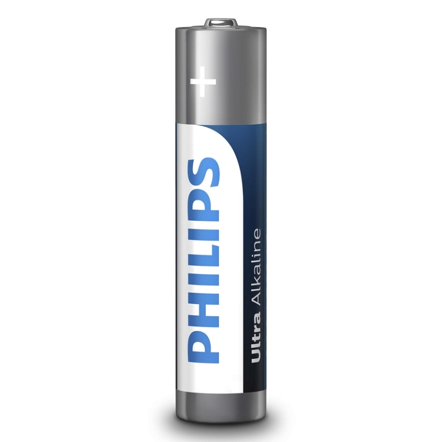 Philips LR03E4B/10 - 4 kpl AAA-alkaliparisto ULTRA ALKALINE 1,5V 1250mAh