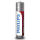 Philips LR03P4B/10 - 4 kpl Alkaliparisto AAA POWER ALKALINE 1,5V 1150mAh