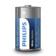 Philips LR20E2B/10 - 2 kpl Alkaliparisto D ULTRA ALKALINE 1,5V