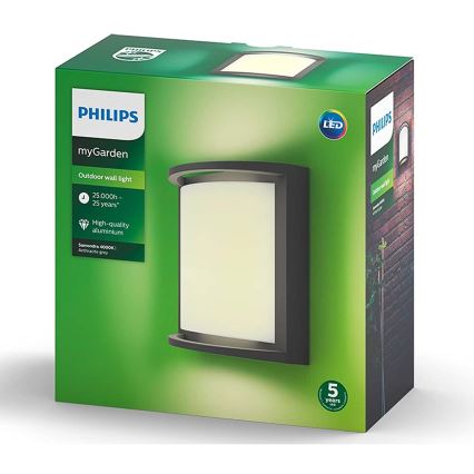 Philips Massive - LED-ulkoseinävalaisin LED / 12W / 230V IP44