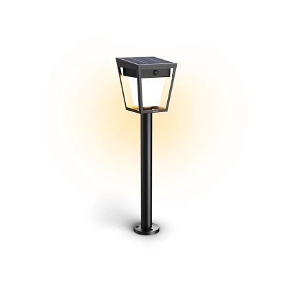 Philips - LED aurinkokäyttöinen lamppu liiketunnistimella ja hämäräkytkimellä NISSA LED/1,8W/3,7V 2600 mAh 3000K IP44