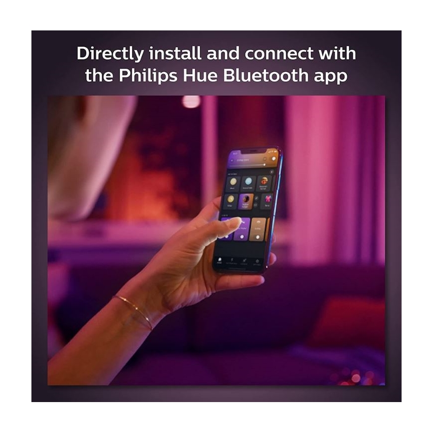 Philips - LED RGB himmennettävä riippuvalaisin kaapelilla Hue PERIFO kiskojärjestelmään LED RGB/5,2W/24V 2000-6500K