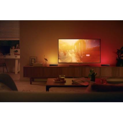 Philips - Laajennussarja LED RGB Himmennettävä pöytävalaisin Hue PLAY LED/6W/230V musta