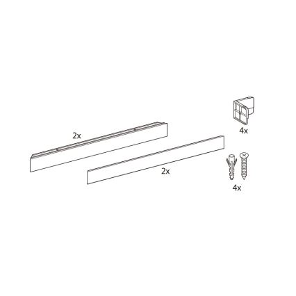 Philips - Pinta-asennussarja LEDINAIRE- ja CORELINE-paneeleille