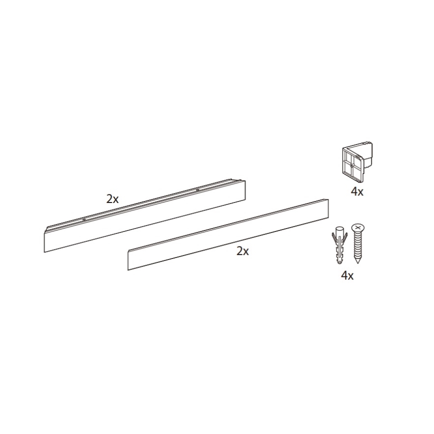 Philips - Pinta-asennussarja LEDINAIRE- ja CORELINE-paneeleille