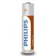 Philips R03L4B/10 - 4 kpl Sinkkikloridiakku AAA LONGLIFE 1,5V