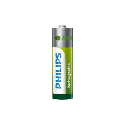 Philips R6B2A260/10 - 2 kpl Ladattavat AA-paristot MULTILIFE NiMH/1,2V/2600 mAh