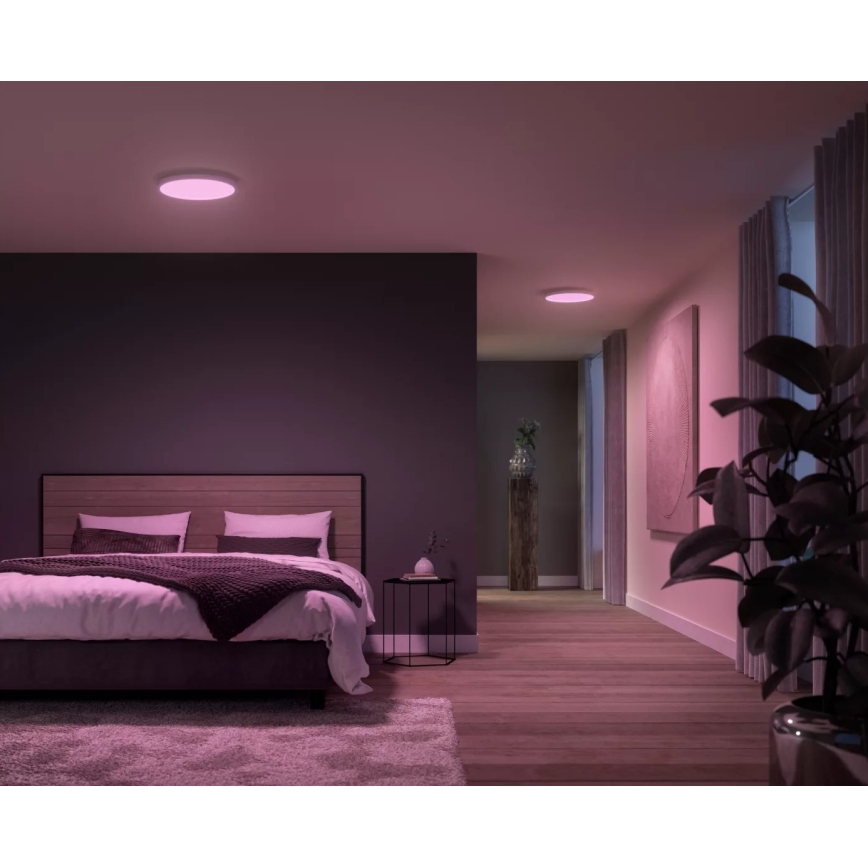 Philips - RGBW Himmennettävä kattovalaisin Hue SURIMU LED/40W/230V