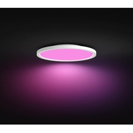 Philips - RGBW Himmennettävä kattovalaisin Hue SURIMU LED/40W/230V