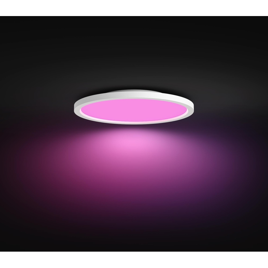 Philips - RGBW Himmennettävä kattovalaisin Hue SURIMU LED/40W/230V