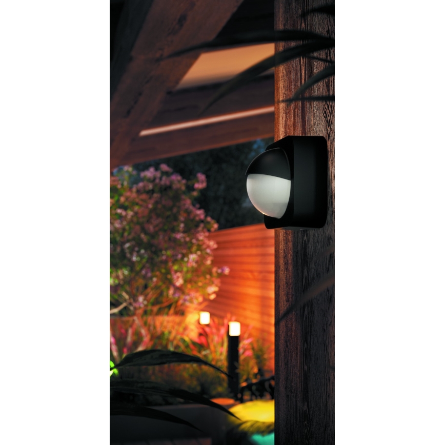 Philips - Hue FLUX RGBW himmennettävä ulkokäyttöön tarkoitettu LED-nauha 5m LED/30W/230V 2200-6500K IP67 + liikeanturi