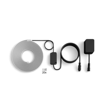Philips - Hue FLUX RGBW himmennettävä ulkokäyttöön tarkoitettu LED-nauha 5m LED/30W/230V 2200-6500K IP67 + liikeanturi