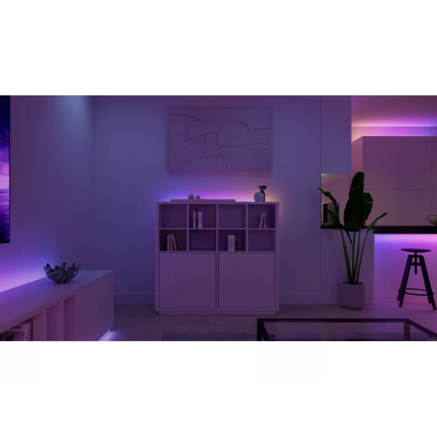 Philips - Hue ESSENTIAL RGBW-LED-nauha, himmennettävä, White and Color Ambiance, 10 m, LED/27,2W/230V, 2200-6500K