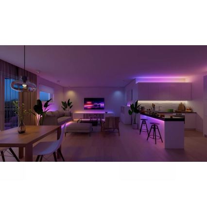 Philips - Hue ESSENTIAL RGBW-LED-nauha, himmennettävä, White and Color Ambiance, 10 m, LED/27,2W/230V, 2200-6500K